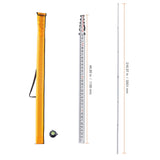 Aluminum Grade Rod, 18-Feet/10ths 6 Sections Telescopic Measuring Rod,Double-Sided Scale 1/10ft V952-YZCLG18YCFEEKTCTHV0