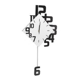 Frameless Pendulum Wall Clocks Number Decoration DIY Assembly Modern Wall Clocks with Silent V1294-YM0715-3115220051911