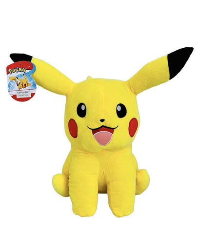 Wicked Cool Toys Pokémon Sitting Plush Pikachu 12" V330-CREATEXTOYS11