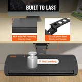 VEVOR Keyboard under Desk Adjustable Height, Height and Angle Adjustable under Desk Keyboard V952-JPBMDF0000000AC01V0