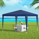 Instahut Gazebo 3x3m Wedding Party Marquee Tent Outdoor Event Camping Canopy Shade GAZEBO-WED-T-FG-3X3-BL