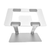 Laptop Stand Collapsible Portable Aluminium Alloy Notebook Support Riser Stand Silver V1294-YM0714-3116210063211