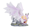 Dragon Girl Desktop Ornament Standing Sculpture Resin Bedroom Decoration Statue for Living Room V1294-YM0715-3115210269811