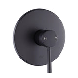 Shower Bath Mixer Tap Bathroom Electroplated Matte Black V63-827911