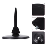 Portable Black Flute Rack with Sponge Holder and Stable Round Bottom Design for Instruments V1369-AZ3-W-21640
