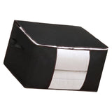 Clothes Storage Bags Fabric Foldable Blanket Storage Container Closet Organizer with Clear Window V1294-YM0901-3117250021324