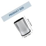 Stainless Steel Trash Can Plated Silver Metal Waste Bin for Storage V1192-AZ-W-31694