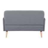Brianna 2 Seater Sofa Fabric Uplholstered Lounge Couch - Light Grey V315-VOL-FRA-02