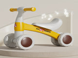 Balance Bike, Pedal-Free Baby Scooter, Toddler Learning Walker with Music for Ages 13 Yellow V1265-AU-497-YELLOW