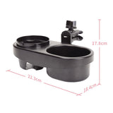 2 in 1 Stroller Cup Holder with Snack,Stroller Snack Catcher Drinks Holder,Stroller Snack V1192-AZ-W-16551