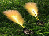 4PCS Garden Solar Lights Multi-Color Changing LED Flower Stake Light Decorative Landscape Lawn Yard V1192-AZ-W-11699