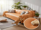 Cat Scratch Couch Cover Waterproof Sofa Cover for 3 Cushion Couch Washable Pet Friendly Anti V1369-AZ3-W-15233
