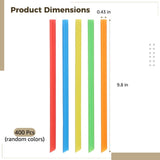 400PCS Jumbo Smoothie, Disposable Drinking, Colorful Boba, 0.43" Wide Plastic V1369-AZ3-W-08629