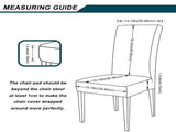 Chair Covers - Set of Velvet Chair Covers - Gray Chair Covers - Stretch Dining Chair Covers - Set of V1188-ZXY-10553