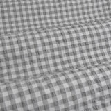 Ardor Rowe Grey Textured Seersucker Quilt Cover Set Queen V442-INT-QUILTCS-ROWE-GREY-QS