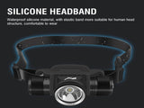 Scuba Diving Light, 5000 Lumen Diving Flashlight Headlamp, 5 Lighting Modes Dive Flashlight, Ultra V1192-AZ-W-10154
