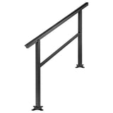 Handrail Outdoor Stairs 47.6 X 35.2 Inch Outdoor Handrail Outdoor Stair Railing Adjustable from 0 to V952-LZLTFSDHGLZHSKD01V0