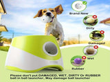 Automatic Dog Tennis Ball Launcher for Indoor & Outdoor Play, Adjustable 3-Speed Thrower with 3 V1341-ZY-L4DW5Y2W-BLUE