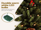 Jingle Jollys Mini Christmas Tree 90cm LED Xmas Tree Party Decorations XM-TR-MINI-3FT-LED