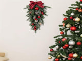 Christmas garland, pinecone garland, berry garland, plaid bow garland, Christmas decoration, holiday V1106-128-63026-GRN-CHRISTMAS