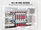 5-Branch Heat Manifold, 1/2" PEX Tubing Manifold, Stainless Steel PEX Manifold for Hydronic V952-DRFSQBXG5HLGXT75CV0