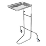 VEVOR Stainless Steel Lab Cart with Single Tray & 2 Silent Wheels for Lab Clinic V952-SYSTCECKFSS2HAV26V0