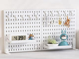 CARLA HOME 2 Pack Desk Pegboard Organizer Kit with Hooks, Tray & Mount Ideal for Office, Gaming V178-36281
