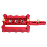 Self Centering Doweling Jig Borehole Locator with Scale Kit DIY Woodworking Tools V1294-YM0718-3111200303011