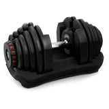 2x 40kg Powertrain Adjustable Dumbbells with Stand DMB-BF2-040-2S