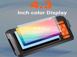 8mm-5M Industrial Endoscope Camera with Light, 4.3 Screen, 8mm Scope IP67 Waterproof Borescope, V1107-CS-RKVHSJ6
