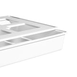 Under Desk Drawer Stylish Minimalism Style Multi Compartments Under Desk Storage Box for Cutlery V1294-YM0901-3117240146611