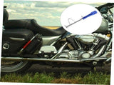 Adjustable Motorcycle Kickstand with Extendable Side Stand and Nonslip Support Parking V1369-AZ3-W-13149