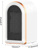 Fan Heater - 1200W Portable Heater with PTC Graphene Heating - Fast Heating, 360&deg Heat Circulation, V1189-HB003CHJC00003
