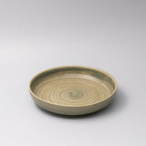 Plate High Rim 22cm Washed Fern V637-C0074