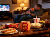 Hot Dog Shaped Ceramic Coffee Mug,Novelty 3D Realistic Food Drinkware with Comfort Grip Handle,Fun V1369-AZ3-W-14909