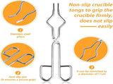 7 Pieces Graphite Torch Melting Kit, Including 2 Graphite Crucible Stir Stick, Graphite V1258-DP02-C-308