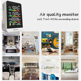 Co2 Detector Temperature Humidity Tool Smart Office Indoor Outdoor High Precision Fast V1188-MS-227-2627
