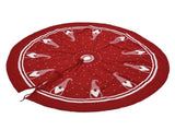 Christmas Tree Skirt Soft Reusable Christmas Tree Carpet Mat Christmas Tree Bottom Decoration V1294-YM0523-3115210223711