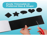 QZS Nylon Heavy Duty Tape Strips,3.9x78.7In Portable Black Adhesive Tape for Couch,1Pack Double V1189-WXFWAL-20260319-00416