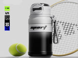 2-Pack White 680ml Large Capacity Sports Insulated Tumbler - 316 Stainless Steel Straw Water Bottle, V888-ELOSUNG42173