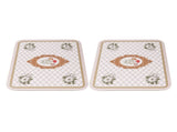 2PCS Coffee Mat Prevent Slip Waterproof Bottom Shockproof Absorbent Dish Drying Mat for Coffee Bar V1294-YM0710-3113230324313
