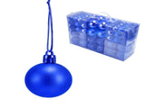 100pcs Christmas Ball Ornaments Shatterproof Hanging Balls for Christmas Tree Party DecorationBlue V1294-YM0715-3115210248112