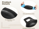 4PCS Mini Cast Iron Skillets, 8.66" x 4.72" Small Oval Skillets, Uncoated Steak Frying Pans with V1369-AZ3-W-08744