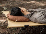 Khaki Cozy 4-in-1 Wearable Fleece Poncho Sleeping Bag - Multifunctional Camping Blanket with V888-ELOSUNG32562