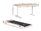 Artiss Electric Treadmill with 120cm Automatic Standing Desk Walking Pad 360mm SDTM-S08-NW-360PAD