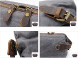 Men's Toiletry Bag - Women's Toiletry Bag - Toiletry Bag with Hook - Waterproof Vintage Canvas V1188-MS-313-0991