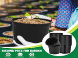 30 Pcs 3 Gallon Plant Nursery Pots Bulk Flexible Plastic Pots for Plants Thickened Soft Seed V1259-DP01-F-135