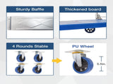 300kg Foldable Warehouse Platform Trolley Truck Dolly Platform Cart Swivel Wheels Moving Cart V324-CS-BN7007-300