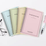 A5 Spiral Notebooks with Minimalist Covers, Practical Notepads for Students, Journals, Diaries, and V1192-AZ-W-27768