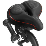Comfortable unisex bicycle saddle with double shock absorbers, breathable waterproof ergonomic V1188-MS-325-0805